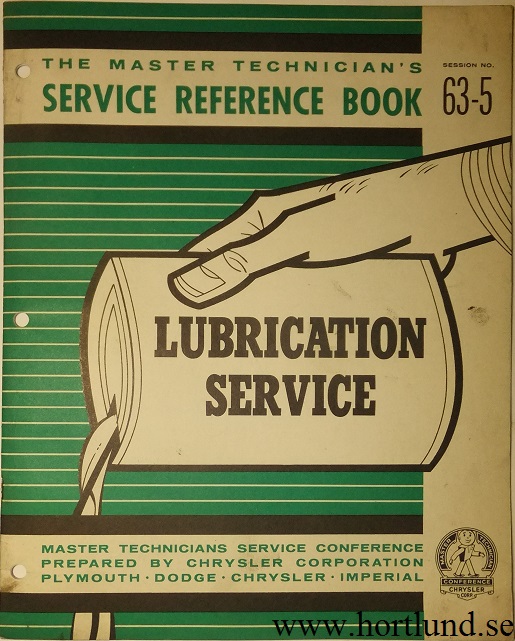 1963 Chrysler Corp. The Master Technician's Service Reference Book 63-5