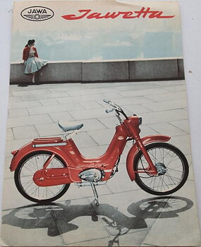 1958-1962 Jawetta 551 Moped broschyr