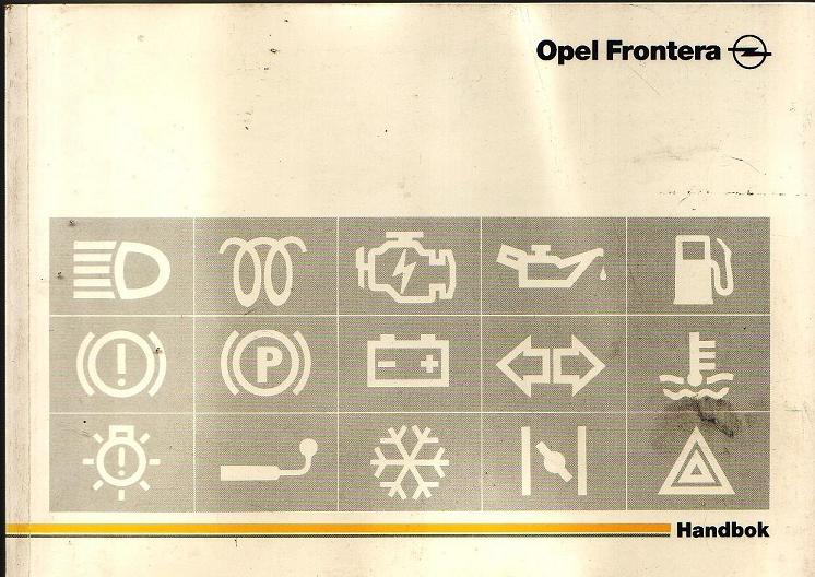 1992 Opel Frontera Handbok