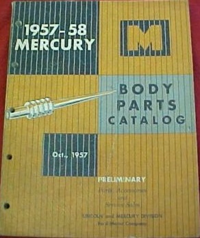 Www.hortlund.se - 1957-1958 Mercury Body Parts Catalog