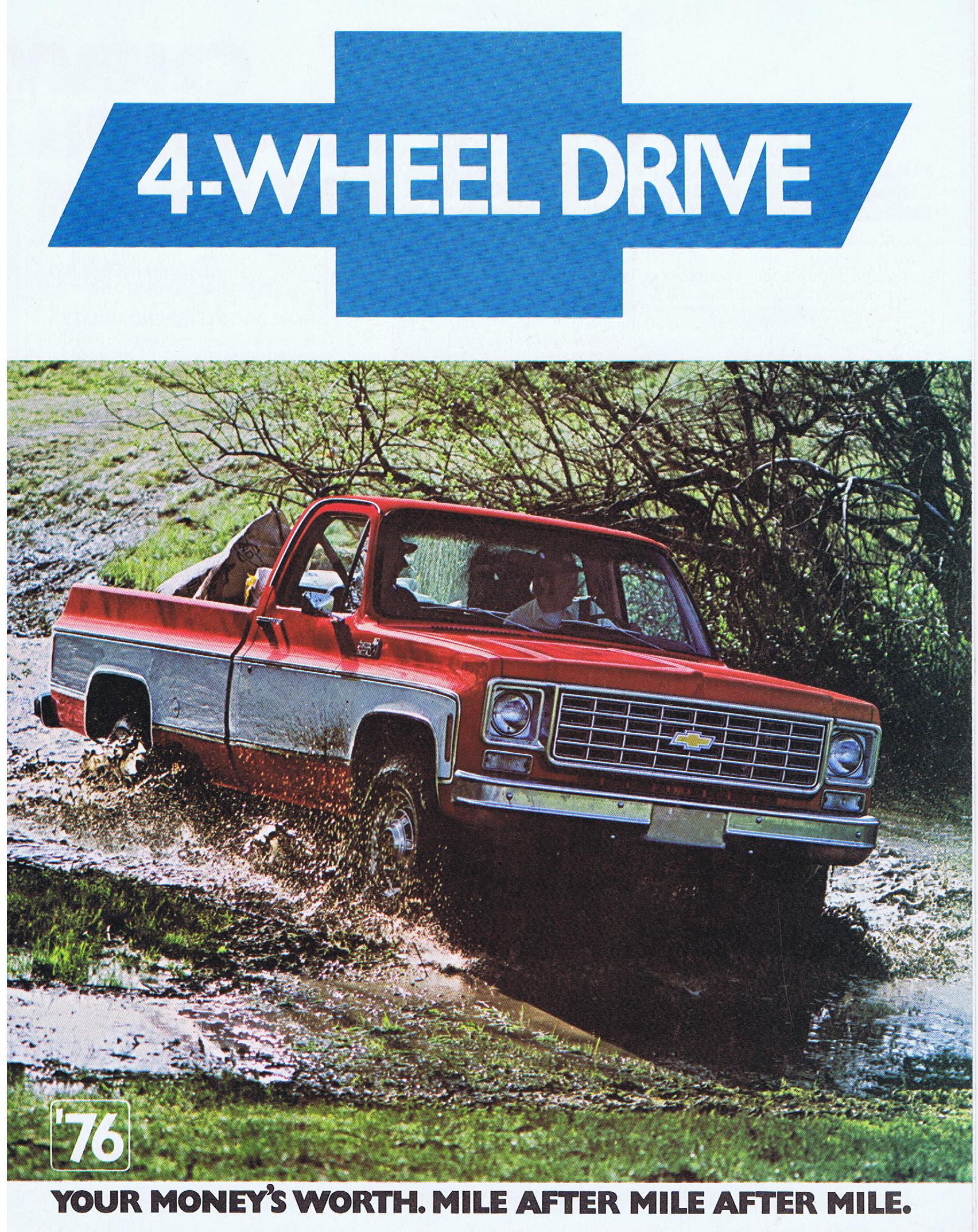 1976 Chevrolet 4 Wheel Drive Folder
