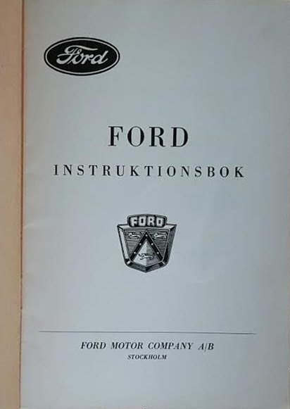 1951 Ford Instruktionsbok svensk - 2