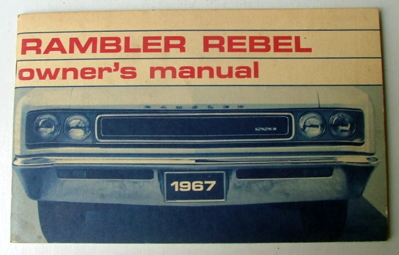 1967 Rambler Rebel Owner's Manual
