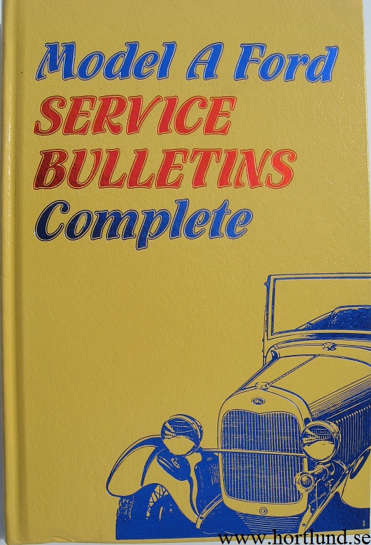 1928 - 1931 Ford Model A och AA Service Bulletin