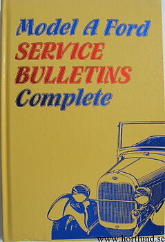 1928 - 1931 Ford Model A och AA Service Bulletin