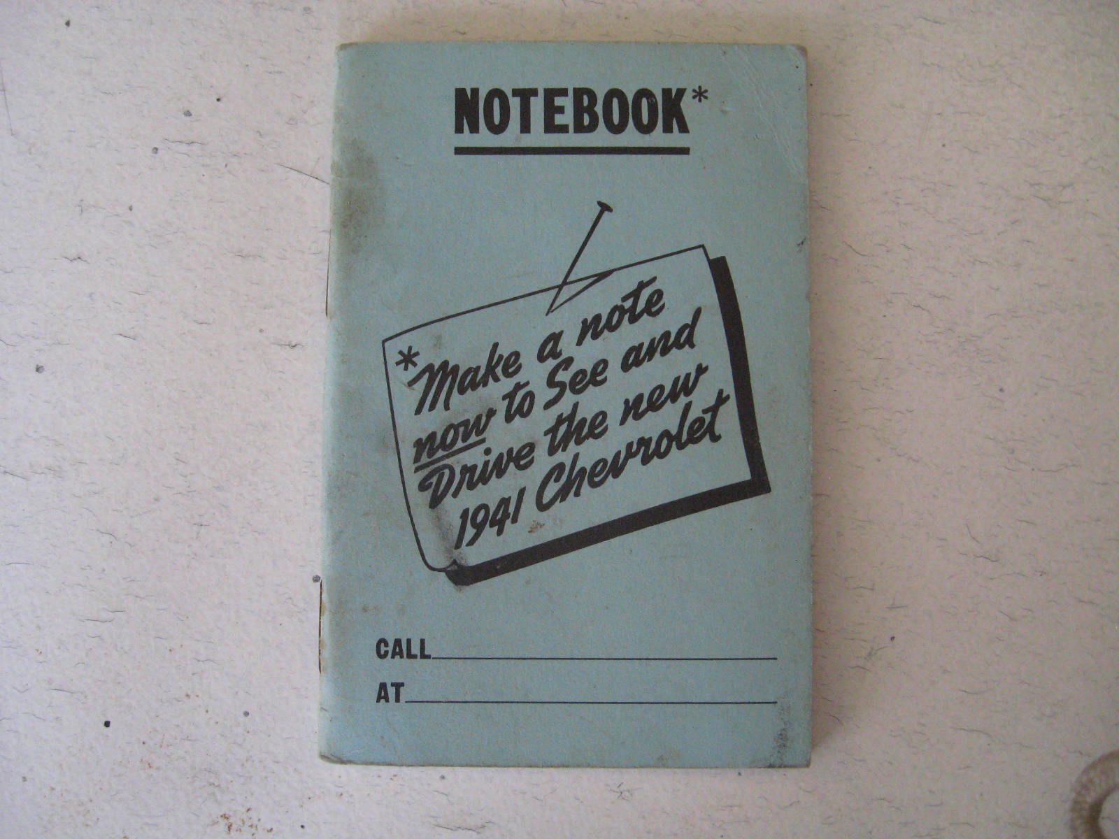 1941 Chevrolet Notebook
