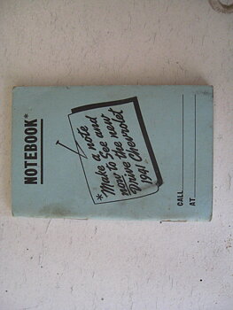 1941 Chevrolet Notebook