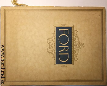 1928 Ford A Introduktionsbroschyr svensk
