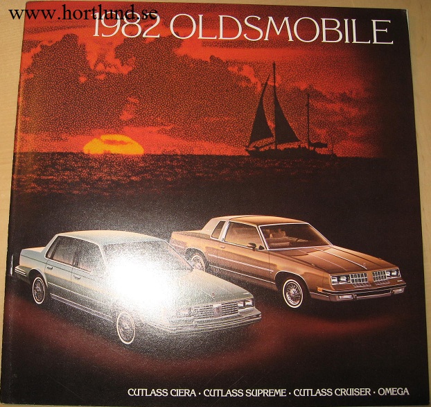 1982 Oldsmobile Cutlass Ciera, Cutlass Supreme, Cutlass Cruiser, Omega broschyr