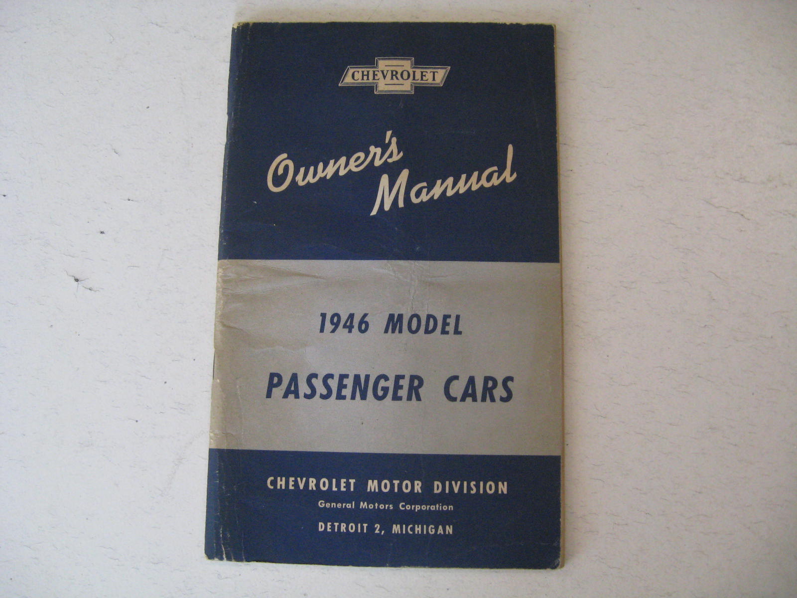 1946 Chevrolet Car Owners Manual