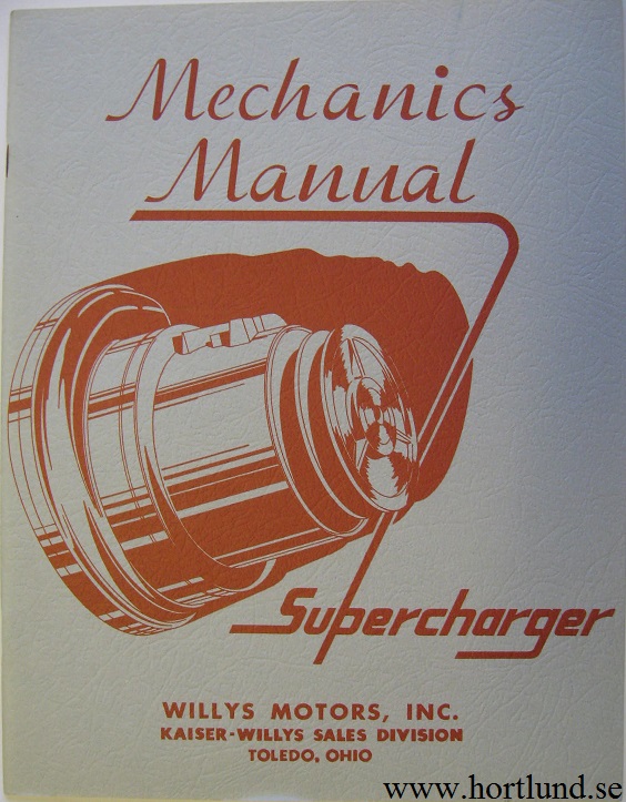 1954 Kaiser Supercharger Mechanics Manual