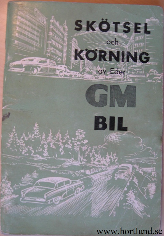1964 GM Skötsel och Körning av Eder GM Bil aug.-63