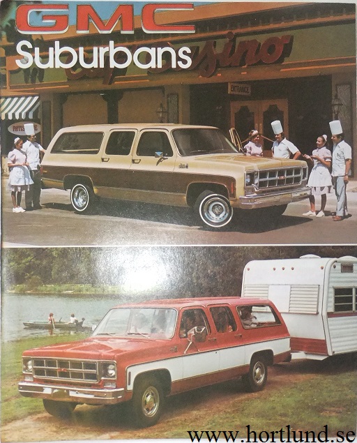 1978 GMC Suburbans Broschyr