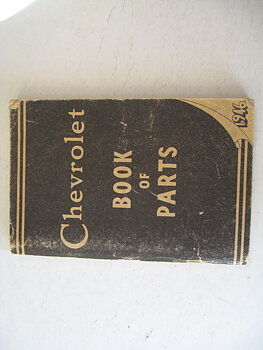 1946 Chevrolet Book of Parts