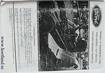 1928 Ford A och AA Engine-Chassis Manual