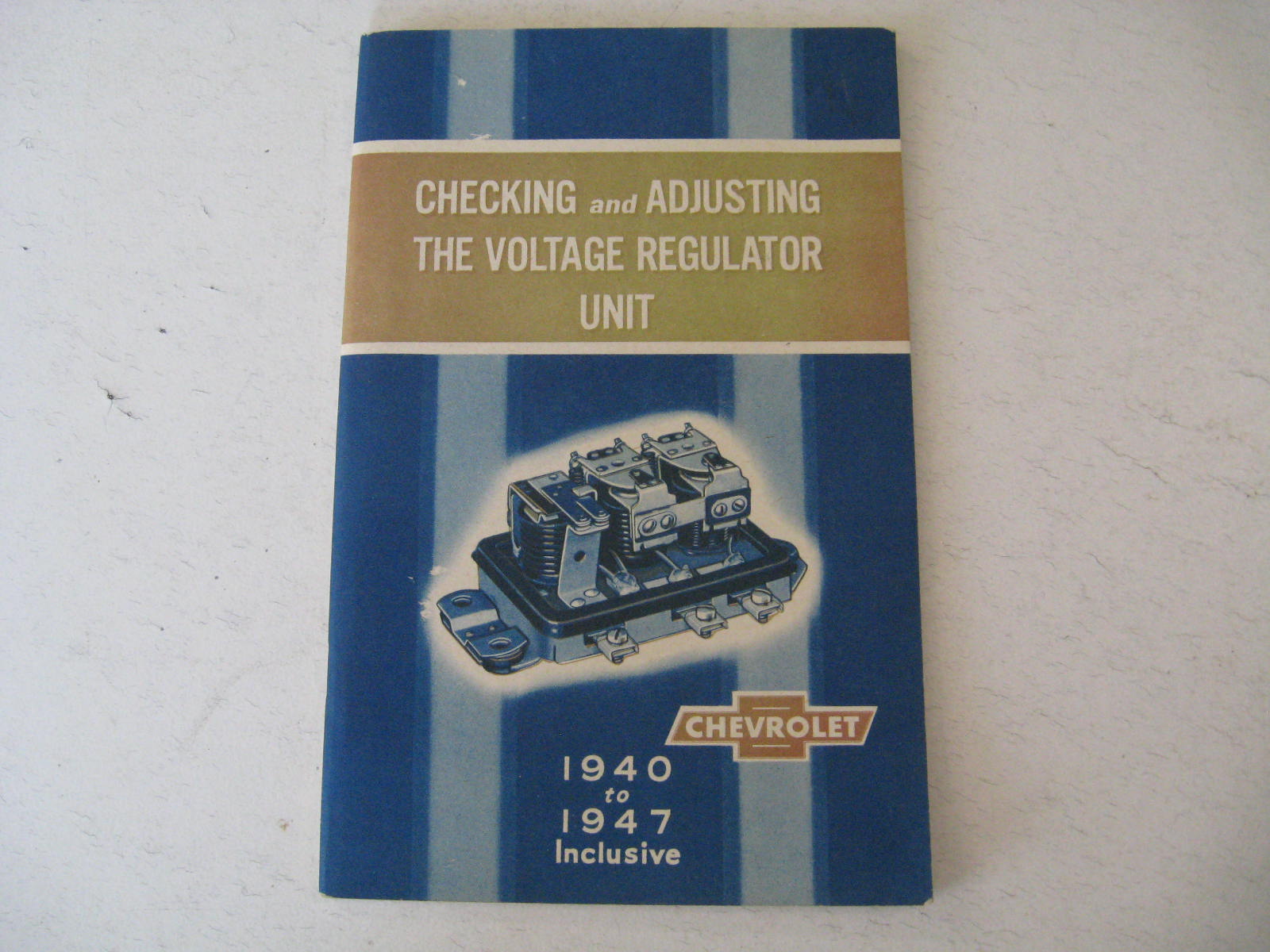 1940 - 1947 Chevrolet Ckecking and Adjusting the voltage regulator
