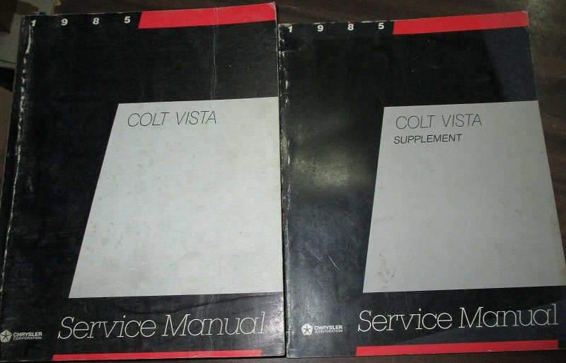 1985 Dodge Plymouth Eagle Colt Vista Service Manual