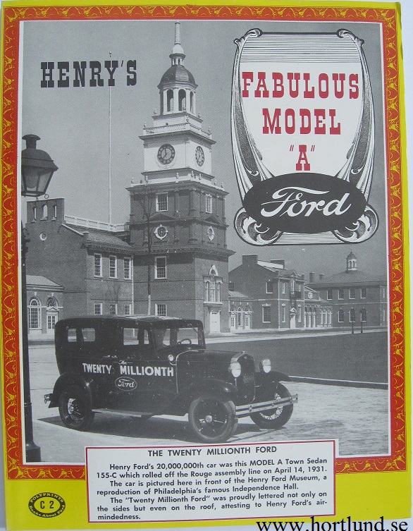 1928 - 1931 Ford Model A Fabulous Model "A"