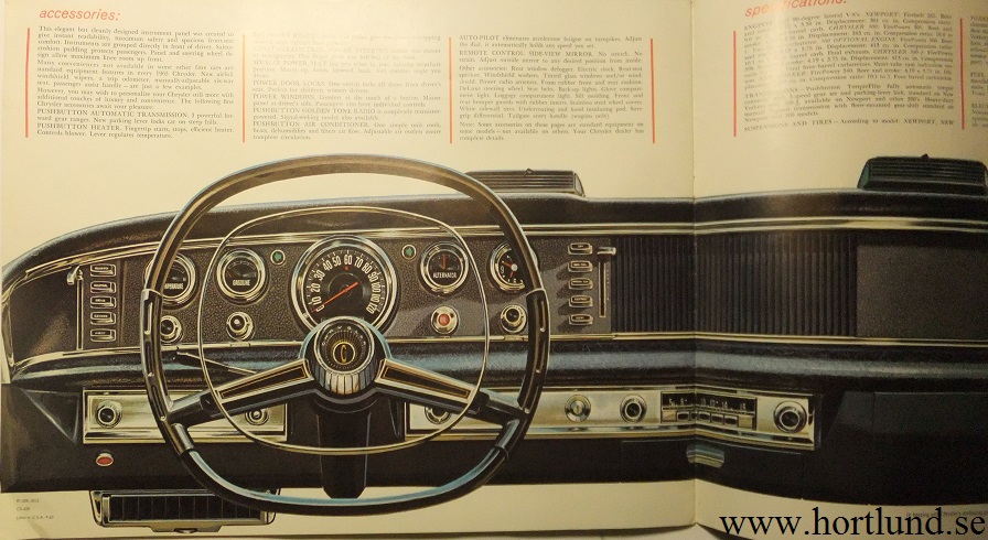 1963 Chrysler broschyr Lyxutgåva - 5
