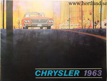 1963 Chrysler broschyr Lyxutgåva