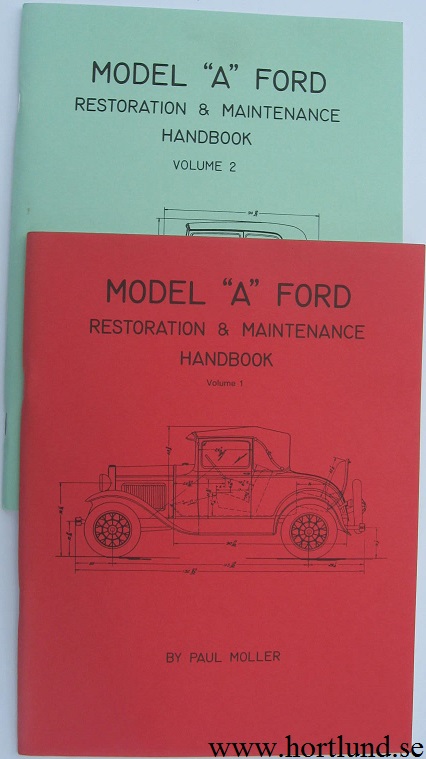 1928 - 1931 Ford Model A och AA Restoration & Maintenance Handbook Vol 1 & 2