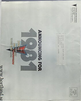1981 Pontiac folder broschyr alla modeller