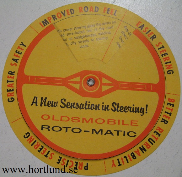 1959 Oldsmobile Roto-Matic Servostyrning