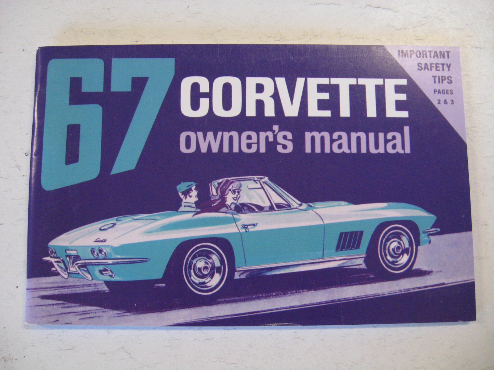 1967 Chevrolet Corvette Owners Manual Nytryck