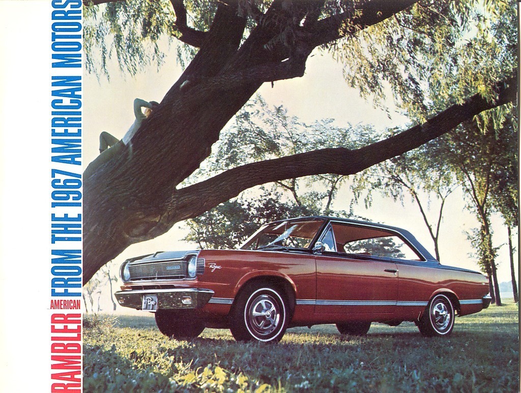 1967 Rambler American och Rebel broschyr - 2