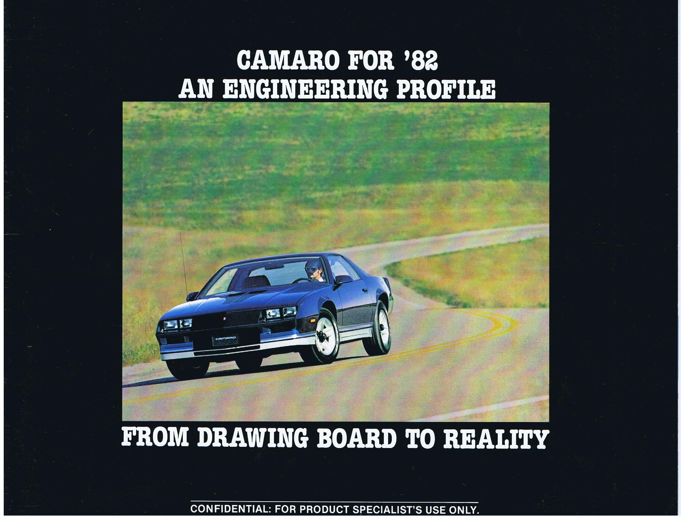 1982 Chevrolet Camaro Broschyr