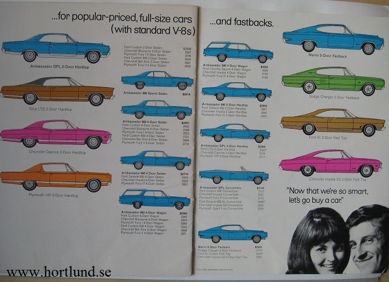 1967 Rambler alla modeller broschyr X-Ray.. - 3