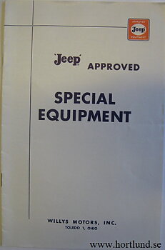 1960 Jeep Approved Special Equipment