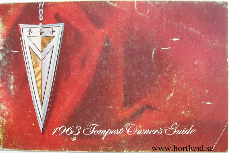 1963 Pontiac Tempest Owner's Guide 3-63