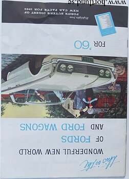 1960 Ford this is the... broschyr