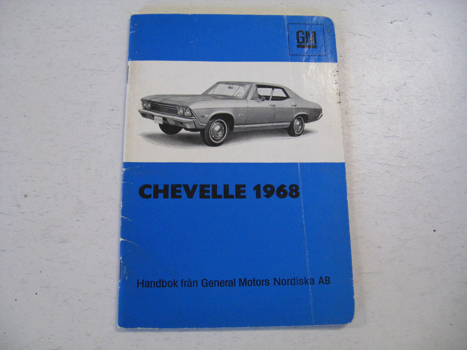 1968 Chevrolet Chevelle Handbok Svenskt Original