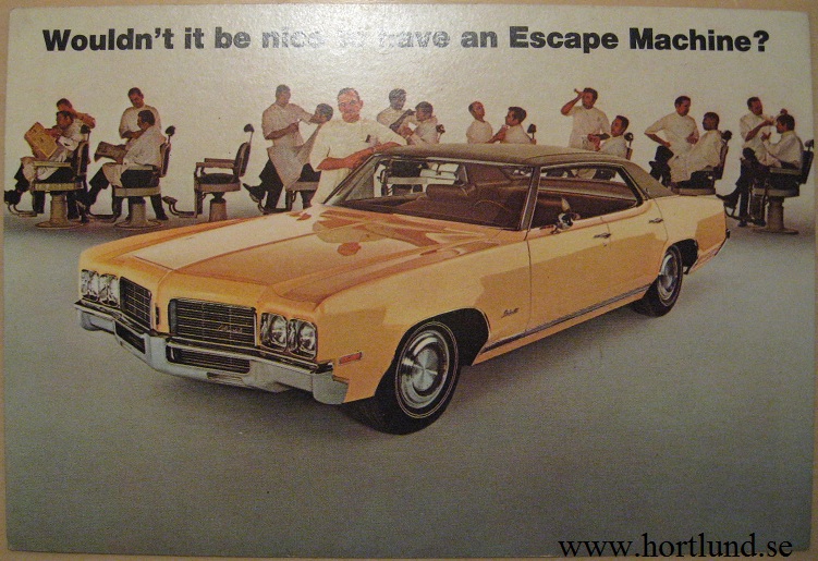 1970 Oldsmobile Delta 88 Custom Vykort
