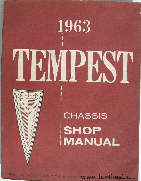 1963 Pontiac Tempest Chassis Shop Manual