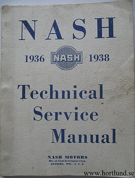 1936 - 1939 Nash Technical Service Manual