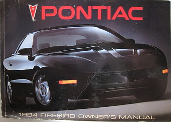 1994 Pontiac Firebird Owners Manual