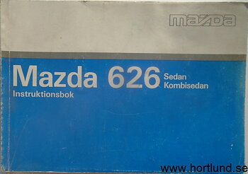 1994 Mazda 626 Instruktionsbok