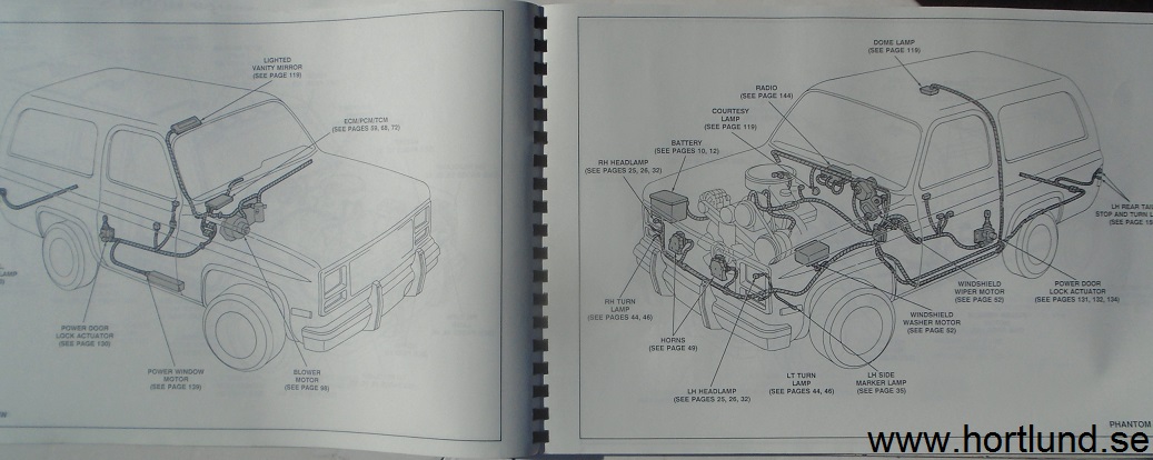 1991 GMC Light Duty Truck R/V, P Models Electrical Diagrams & Diagnosis Manual - 4