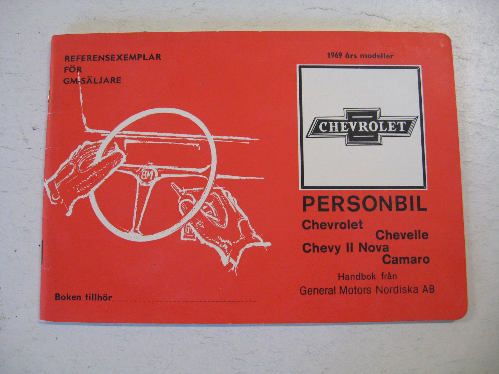 1969 Chevrolet Personbil Handbok