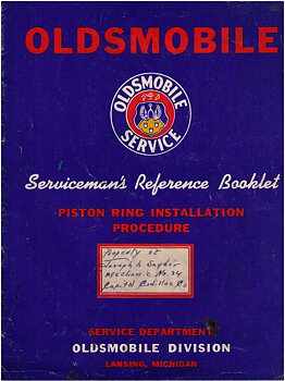 1946 Oldsmobile Piston Ring Installation Procedure