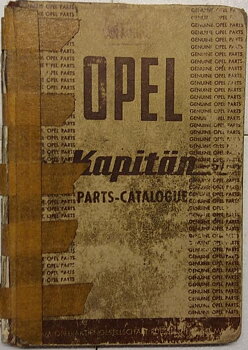 1951 Opel Kapitän Parts Catalogue