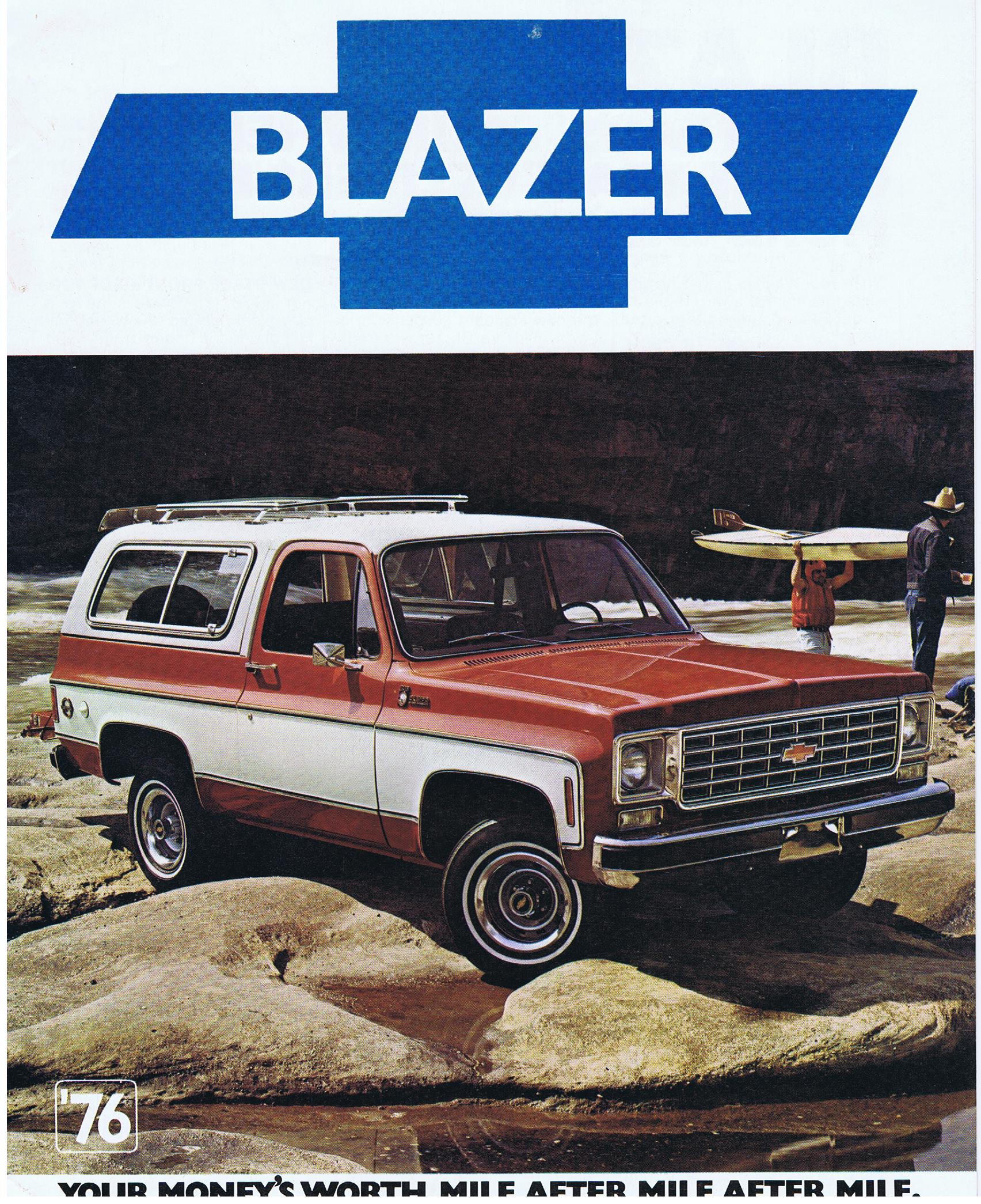 1976 Chevrolet Blazer Broschyr