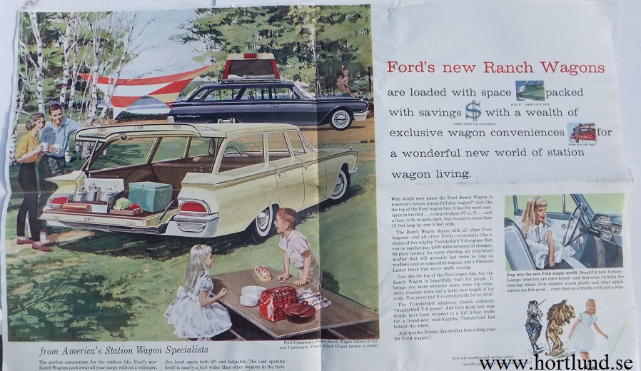 1960 Ford Wagons broschyr - 2