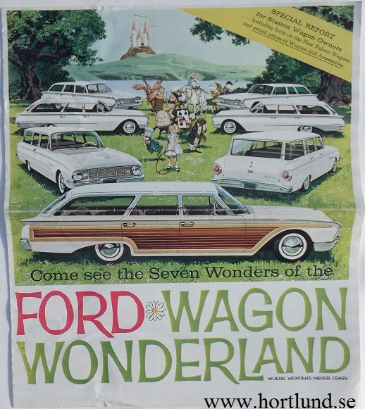 1960 Ford Wagons broschyr