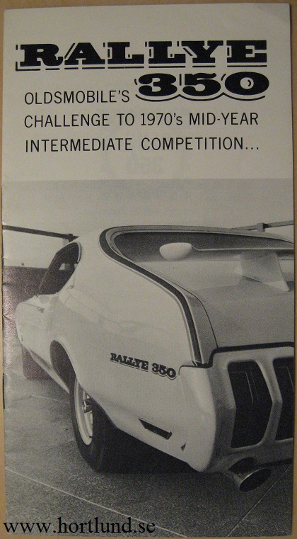 1970 Oldsmobile Rallye 350 Optionbroschyr