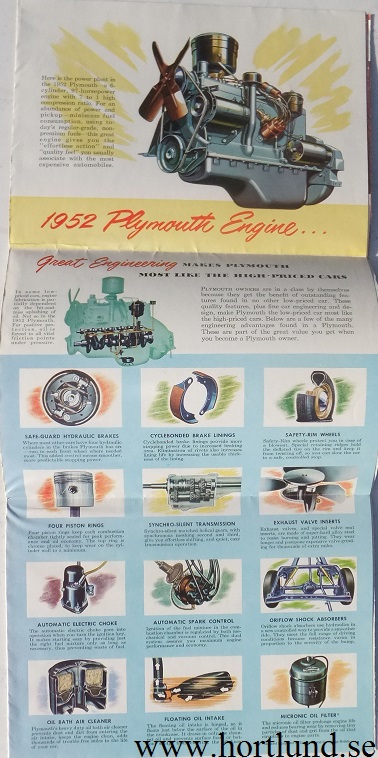 1952 Plymouth broschyr PA 291 - 3