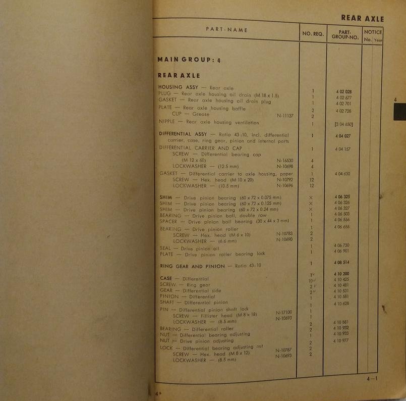 1939 Opel Kapitän Parts Catalogue - 4